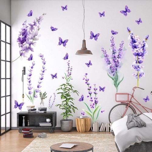 Lavender flowers wall - flowers,