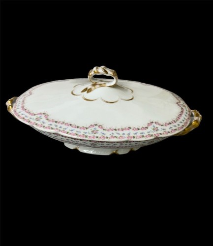 Limoges hand painted tureen - hand,