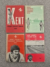4x Kent County Cricket Annuals