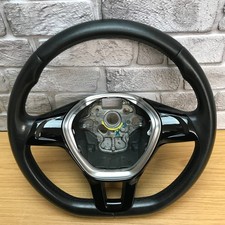 Genuine VW black leather flat
