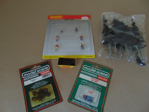 Model railway figures trees - model,