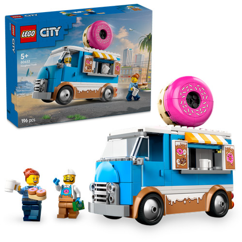 Lego city doughnut truck - city:,