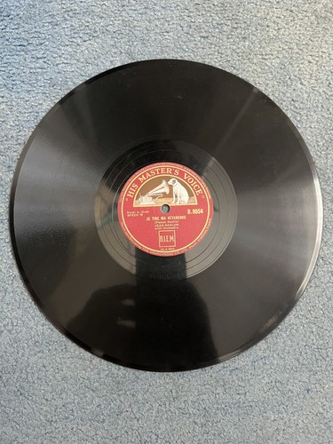 Shellac record jean - 78, sablon