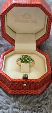 peridot And Diamond Ring