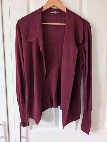 Jigsaw burgundy wool blend - burgundy,