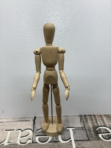 Wooden manikin human - wooden, mannequin