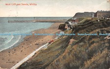 R390077 West Cliff and Sands Whitby 82364 Valentines Series 1920