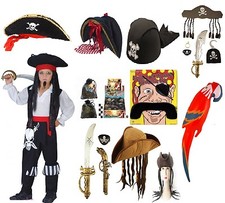 ADULTS KIDS PIRATE FANCY DRESS