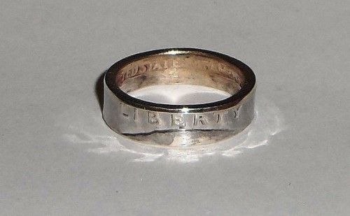 Coin ring hand made from - , us