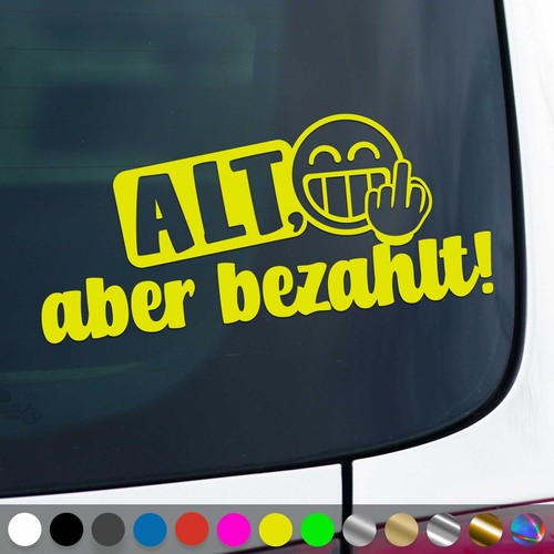 Old but paid sticker - old,