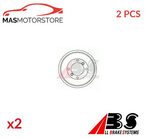 Brake drum pair set front - brake,