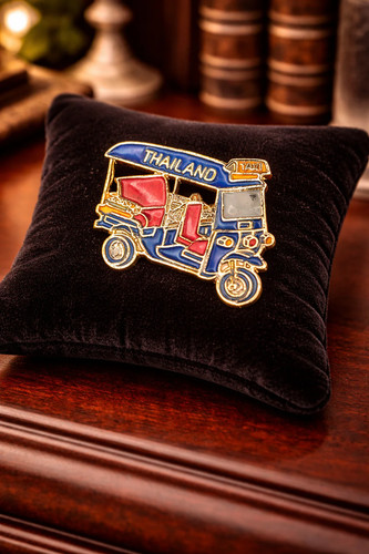 Thailand tuk - thailand, brooch