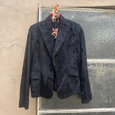 Vintage 1940s Black Fuzzy