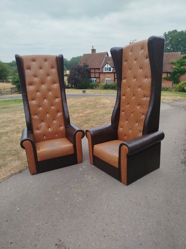 Large chesterfield armchairs - large,