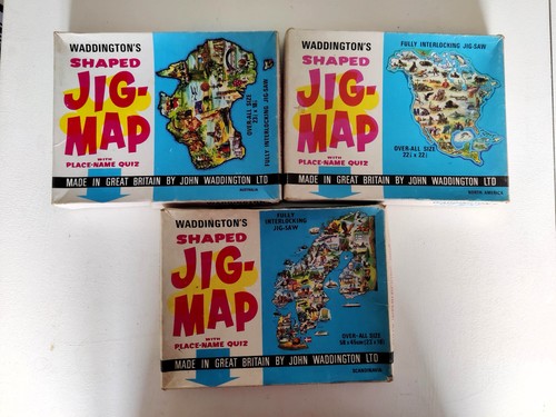 Waddingtons vintage jigmap - waddingtons,