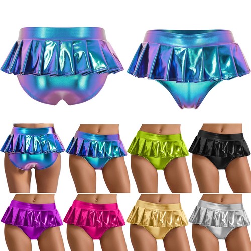 Womens shiny metallic skirt - uk,