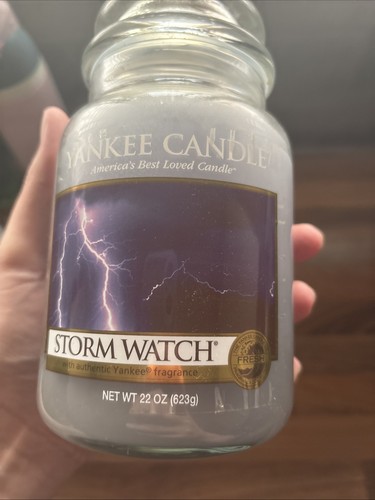 Yankee candle storm - candle, watch