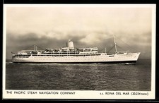 Postcard Passenger Ship S.S