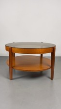 REMPLOY TEAK AND SMOKED GLASS