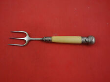English Victorian Sterling Silver Toast Fork by HH Sheffield c. 1889 Victorian
