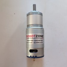 RobotZone/ServoCity Planetary Gear Motor 313RPM @ 12 Volt  638280