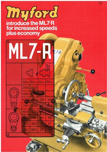 Myford ml7 series - myford, ml7-r