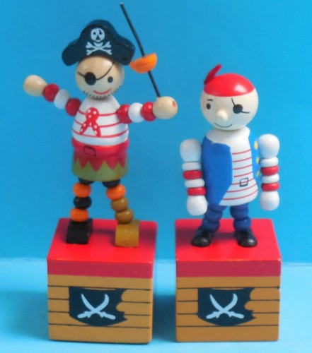 Pirate push puppet - pirate,