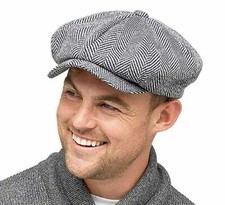 Mens Bakerboy Flat Cap Peaky