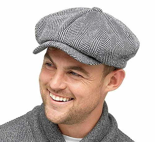 Mens bakerboy flat cap - mens, peaky