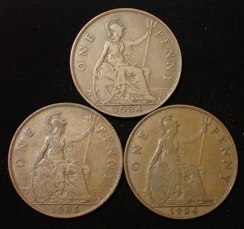 One penny 1934 - uk,
