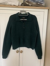 MONKI Green Cropped Jumper