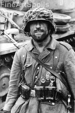 German soldier with wound