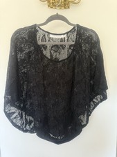 Anne Fontaine Black Lace Top