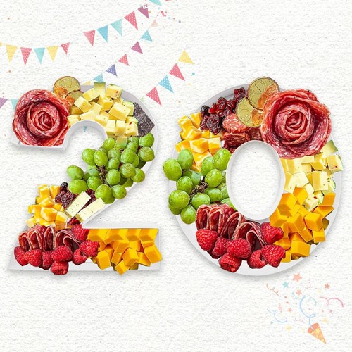 Charcuterie cardboard number - cardboard,