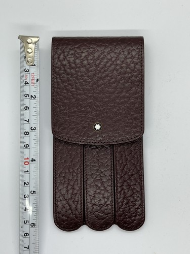 Montblanc glove violet - violet, leather