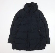 ZARA Women Black Long Puffer