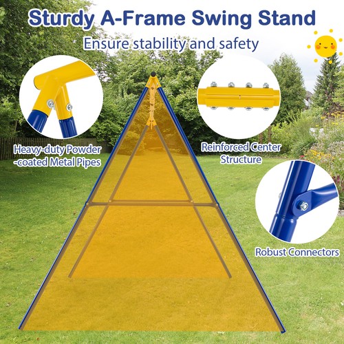 Heavy duty metal swing frame - heavy,