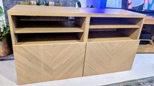 IKEA Besta Oak TV Unit with