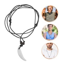 Women Men Wolf Necklace