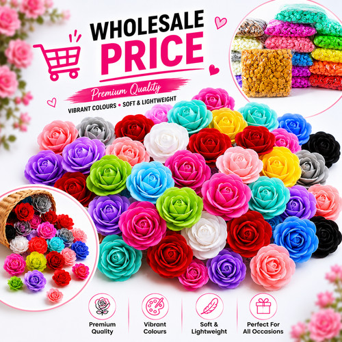 3cm artificial foam rose - 3cm,