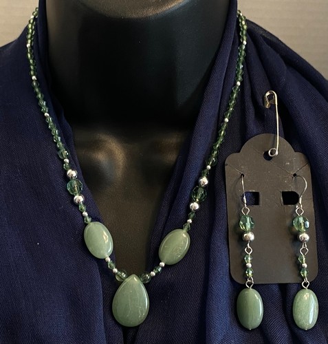 Green and silver tone - and,