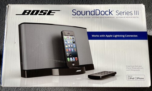 Bose lll black sounddock - lll,