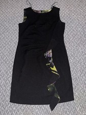 Womens Simon Jeffrey Dress, Size 16, Black, Sleeveless, All Seasons, Crew Neck