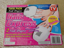 Nails Express twin battery powered nail varnish dryers