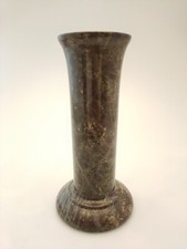 VINTAGE CORNISH CORNWALL SERPENTINE CARVED STONE VASE POT ROCK MINERAL