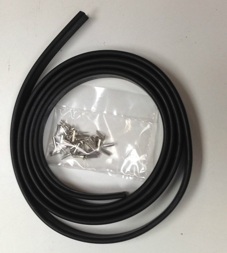 Bonnet rubber rivet kit - &,