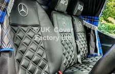 MERCEDES SPRINTER VAN SEAT COVERS WITH MERCEDES LOGO
