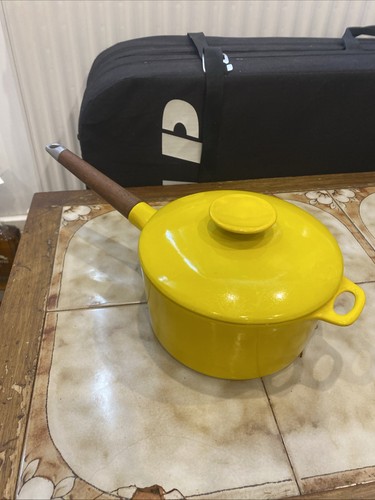Vintage copco cast iron enamel - cast,