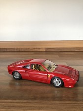 Burago Ferrari GTO 1984 Red Diecast Car 1:24 Scale Made In Italy - Read
