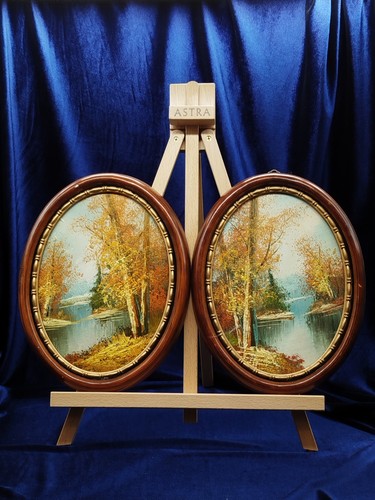 Autumn landscape oil painting - autumn,